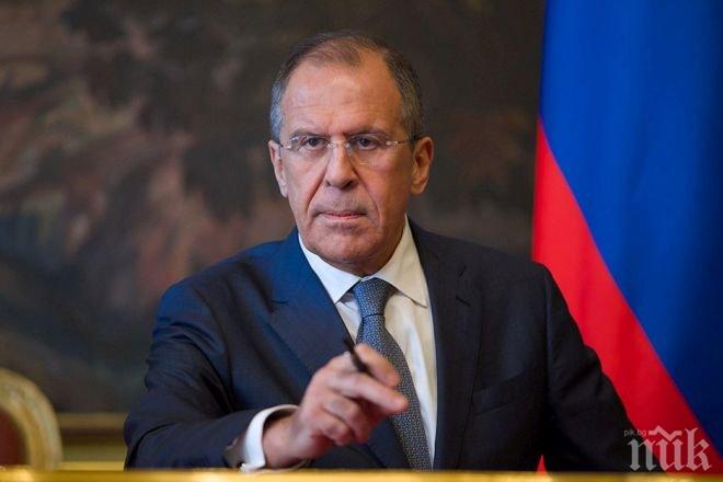 Външният министър на Русия Сергей Лавров очаква отговори от Вашингтон