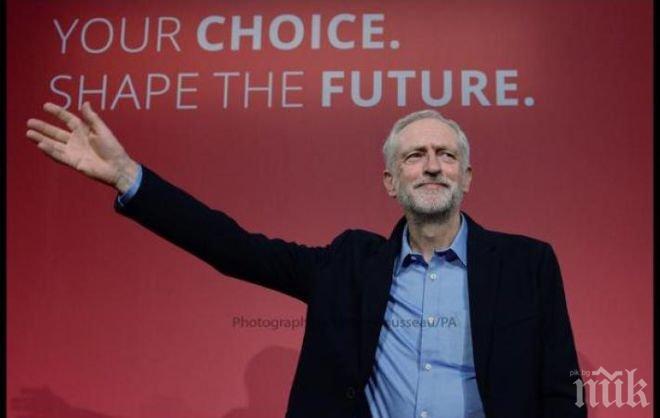 НАПРЕЖЕНИЕ! Лидерът на лейбъристите Джереми Корбин поиска предсрочни избори във Великобритания 