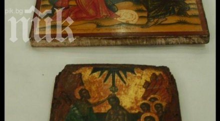 намериха откраднати икони двор кметство