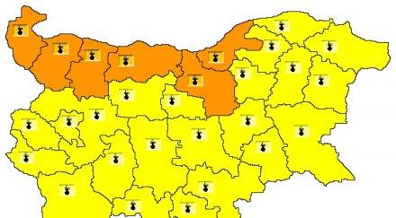 оранжев код особено опасни температури области