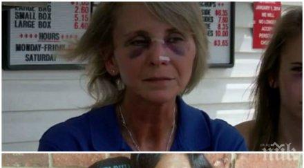 шаш недоволни клиенти пребиха зверски собственичката ресторант дъщеря видео