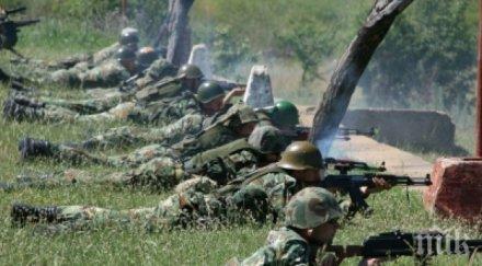 шест хиляди военни 1200 машини пристигат нас военни учения