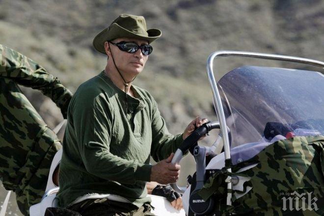 ЧЕЛЕН ПРИМЕР! Путин няма да излиза в отпуск