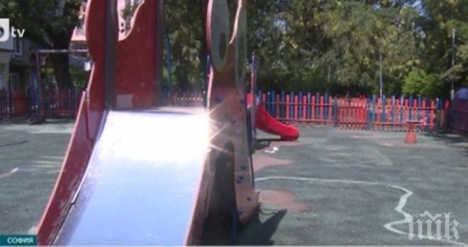 ВНИМАНИЕ! Високите температури крият рискове за децата на детски площадки