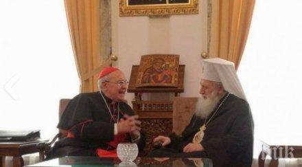 патриарх неофит срещна кардинал сандри