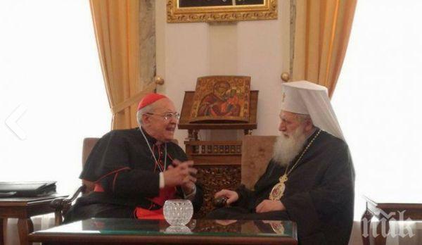Патриарх Неофит се срещна с кардинал Сандри