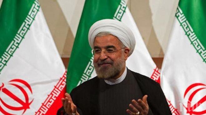 Иранският президент Хасан Роухани поздрави президента на Ирак за победата в Мосул