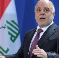 Министър-председателят на Ирак поздрави военните с „голямата победа в Мосул“