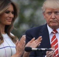 ДЕНЯТ НА НЕЗАВИСИМОСТТА! Мелания и Тръмп отвориха вратите на Белия дом за 4 юли (ВИДЕО)