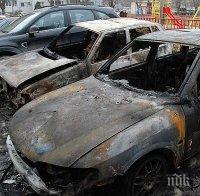 ИНЦИДЕНТ! Четири коли са изгорели във Варна