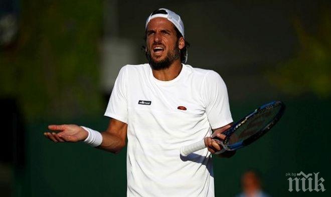 Контузия отказа Фелисиано Лопес, трудна победа за Бердих