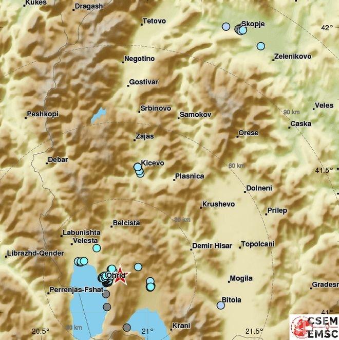 ИЗВЪНРЕДНО! Земетресение разлюля Охрид