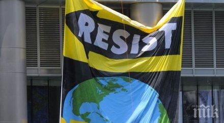 акция седем активисти грийнпийс арестувани чикаго