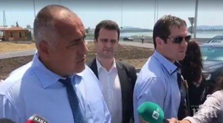 палещото слънце борисов инспектира строежа южния обход бургас видео