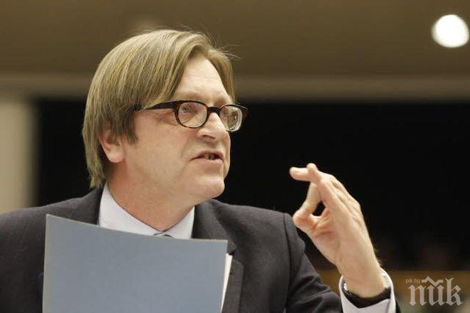 Ги Верхофстад: Предложението на Тереза Мей за правата на гражданите от ЕС ще хвърли тъмна сянка върху милиони