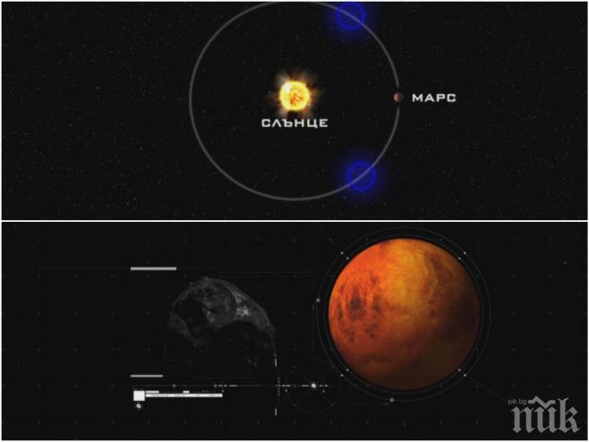 Космически разкрития! Около Марс е обикаляла друга по-малка планета
