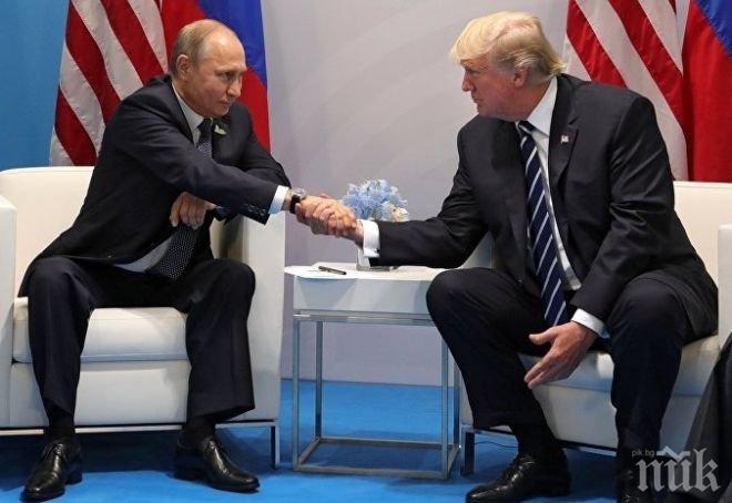 Спор! Владимир Путин и Доналд Тръмп обсъждали 40 минути предполагаемата намеса на Москва в изборите в САЩ