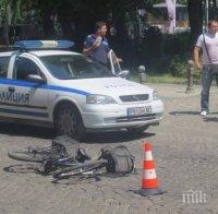 ИЗВЪНРЕДНО! Джип уби на място колоездач до Библиотеката в Пловдив (СНИМКИ 18+)