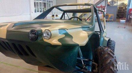 автомобилно чудо руснаците изобретиха тритон колата плува лети