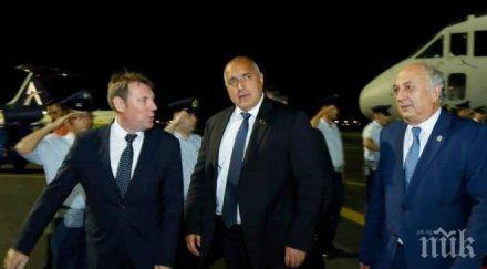 първо пик премиерът борисов пристигна солун снимки