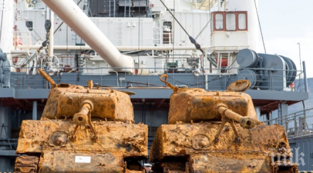 находка извадиха дъното баренцово море два американска танка времето втората световна война