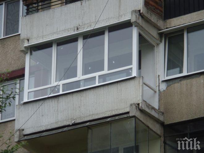 ФАТАЛЕН СКОК! Пенсионер полетя от 6-ия етаж на блок в Пловдив, почина на място