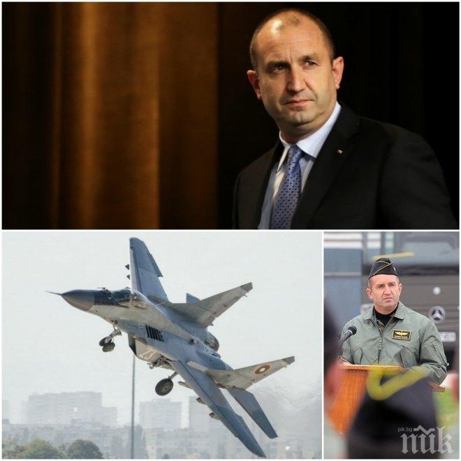 НОВ СКАНДАЛ?! Президентът Румен Радев скочи за самолетите: Правителството взе решение, парламентът взе решение и отива на боклука. Хаосът е пълен!