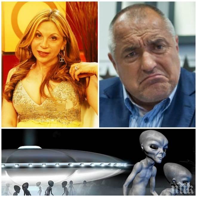ГОРЕЩА ПРОГНОЗА! Гадателката на Берлускони Теодора Стефанова: Извънземните помагат на Бойко, той ще бъде президент
