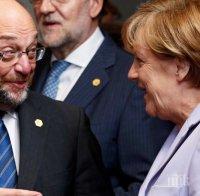 СТАВА НАПЕЧЕНО! Мартин Шулц попиля Ангела Меркел, че нямала план за действие
