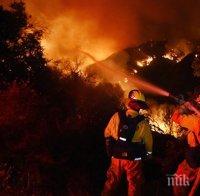 ИЗВЪНРЕДНО! 250 души се борят с големия пожар в Стара Кресна 