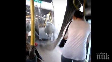 ужас автобус разцепи движение