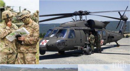 извънредно пик опасност живота американския военен откаран болница спешност хеликоптер полигона корен