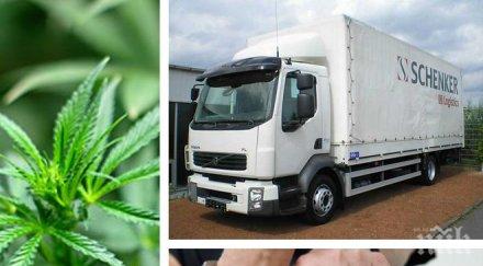 извънредно пик арестуваха български шофьор пълен дрога камион