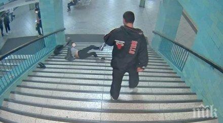 арестуваха новия нападател берлинското метро руски бездомник лекувал психиатрия