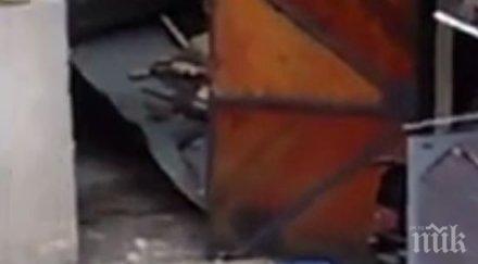 взрив газова бутика гръмна разпердушини кола