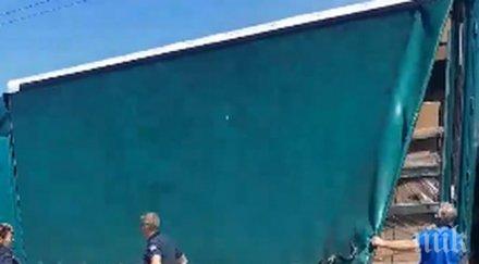 румънски тир заби крайпътни дървета пътя русе велико търново