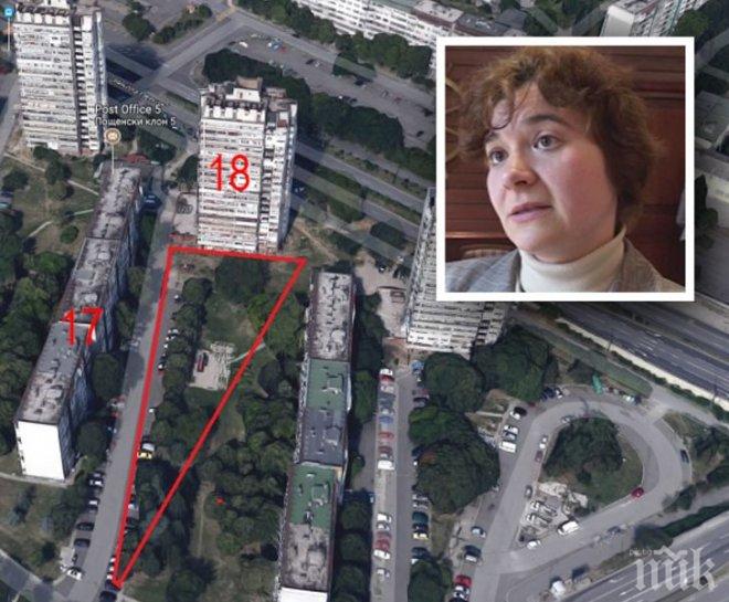 Гласът на полицията в Бургас Цвети Рандева спечели битката за повече паркоместа пред блока си 
