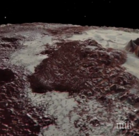 УНИКАЛНО! НАСА засне планините на Плутон (ВИДЕО)