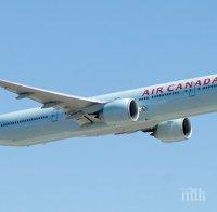 Спукана гума на колесник върна самолет от Лондон за Торонто
