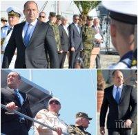 СКАНДАЛ! Моряците на турски боен кораб не отдадоха чест на президента Радев (СНИМКИ)