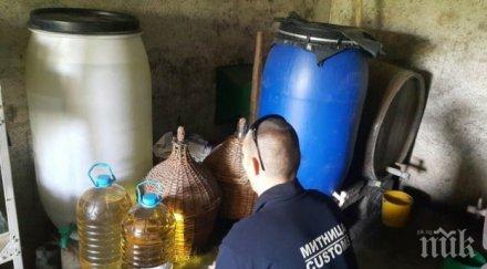 митничари ловят домашна ракия обяви нета