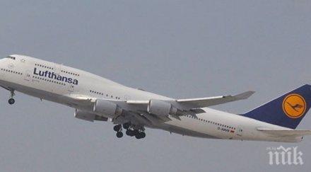 жега самолет луфтханза пътуващ ирак промени маршрута заради горещото време
