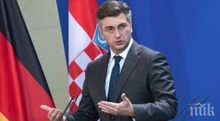 хърватският премиер прие оставката министъра отбраната