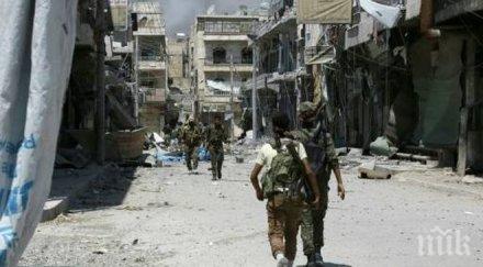 тежки боеве водят столицата джихадистите град ракка