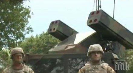 военни показват освобождава заложник чакат президента радев учението ново село