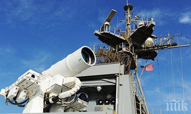 Тестове! Съединените щати са провели изпитания на лазерно оръжие в Персийския залив