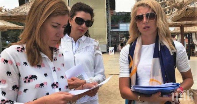 Плажът на Златните - перфектен! Ангелкова не откри нарушения