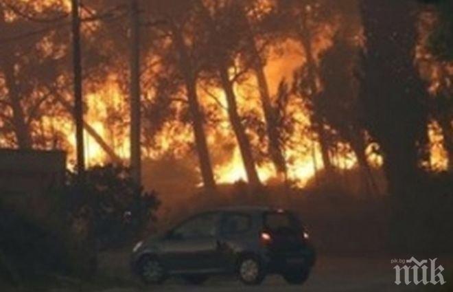 Огнен ад! Фенове и играчи на Хайдук (Сплит) се включиха в гасенето на пожарите край града