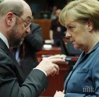 Мартин Шулц попиля Меркел за мигрантската й политика