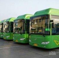 Представят новите еко автобуси, които тръгват по линиите на градския транспорт в София